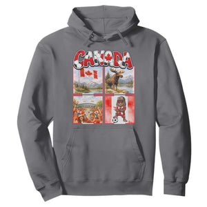 Proud Canada National Soccer Fan 2026 Gift Hoodie TS12 Charcoal Print Your Wear