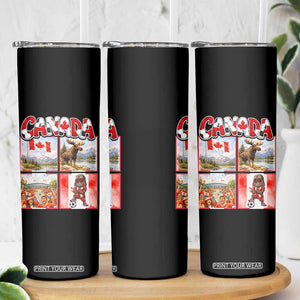 Proud Canada National Soccer Fan 2026 Gift Skinny Tumbler TS12 Print Your Wear