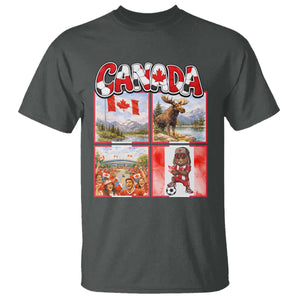 Proud Canada National Soccer Fan 2026 Gift T Shirt TS12 Dark Heather Print Your Wear