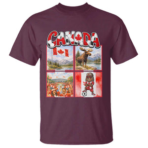 Proud Canada National Soccer Fan 2026 Gift T Shirt TS12 Maroon Print Your Wear