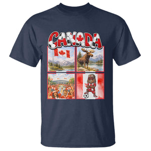 Proud Canada National Soccer Fan 2026 Gift T Shirt TS12 Navy Print Your Wear