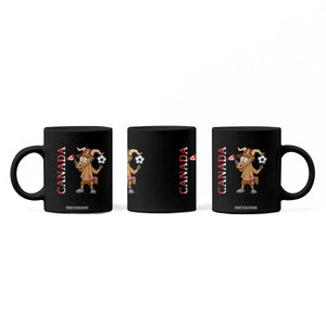 Proud Canada Soccer Moose Coffee Mug Canadian Football Fan TS12 Print Your Wear