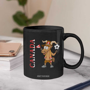 Proud Canada Soccer Moose Coffee Mug Canadian Football Fan TS12 Print Your Wear