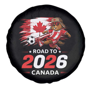 Proud Canada Soccer Beaver Spare Tire Cover Road To 2026 TS12 Print Your Wear