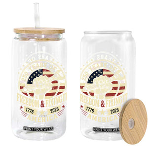 USA 250th Anniversary Patriotic Mechanic Glass Can Freedom And Fixing It TS12 Print Your Wear
