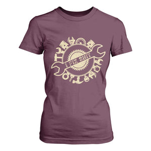 Funny Handyman Father's Day Gift T Shirt For Women I Fix Shit TS12 Maroon Print Your Wear