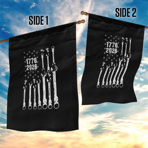Patriotic Mechanic Gift Garden Flag American Flag Automotive Lover TS12 Print Your Wear