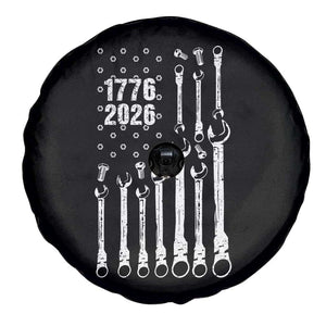 Patriotic Mechanic Gift Spare Tire Cover American Flag Automotive Lover TS12 Print Your Wear
