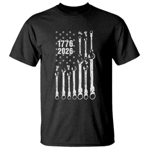 Patriotic Mechanic Gift T Shirt American Flag Automotive Lover TS12 Black Print Your Wear