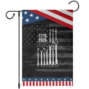Mechanic Gift Patriotic Garden Flag American Flag Automotive Lover TS12 Distressed Black Blue Print Your Wear