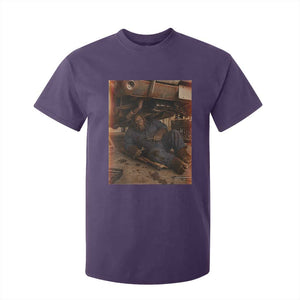 Bigfoot Mechanic Meme T Shirt For Kid Funny Sasquatch Fixing Cars TS12 Purple Print Your Wear