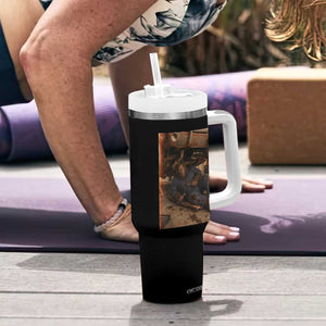 Bigfoot Mechanic Meme Tumbler With Handle Funny Sasquatch Fixing Cars TS12 Print Your Wear