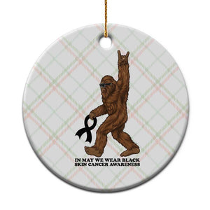 Funny Bigfoot Skin Cancer Support Ceramic Ornament In May We Wear Black TS12 1pc Christmas Plaid Print Your Wear