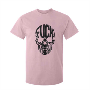 Fuck Melanoma Skull Typography T Shirt For Kid Skin Cancer Warrior TS12 Light Pink Print Your Wear