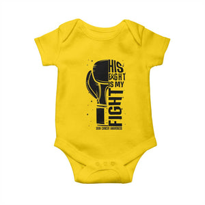 Skin Cancer Warrior Boxing Gift Baby Onesie His Fight My Fight TS12 Daisy Print Your Wear