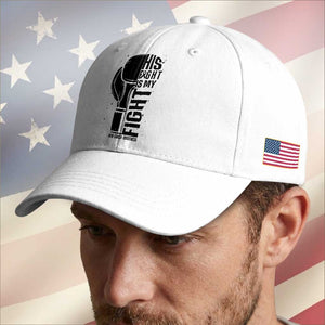 Skin Cancer Warrior Boxing Gift Baseball Cap His Fight My Fight TS12 Print Your Wear