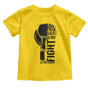 Skin Cancer Warrior Boxing Gift Toddler T Shirt His Fight My Fight TS12 Daisy Print Your Wear