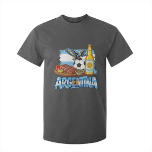 Argentine Pride Soccer And Beer T Shirt For Kid Football Fan Graphic