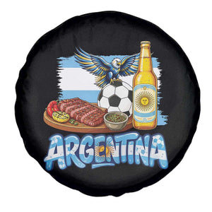 Argentine Pride Soccer And Beer Spare Tire Cover Football Fan Graphic