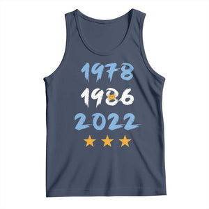 Argentina 3 Stars Champions Tank Top 1978 1986 2022 Football Pride
