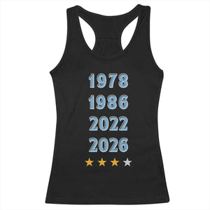 Argentina Flag Pride Soccer Racerback Tank Top 1978 1986 2022 Future Fourth Star