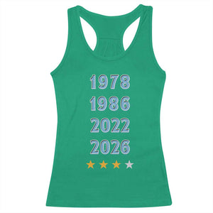 Argentina Flag Pride Soccer Racerback Tank Top 1978 1986 2022 Future Fourth Star