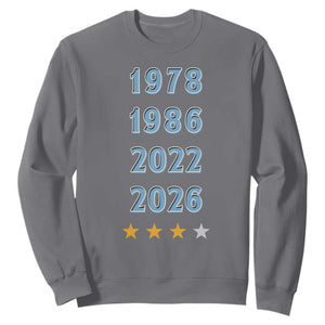 Argentina Flag Pride Soccer Sweatshirt 1978 1986 2022 Future Fourth Star