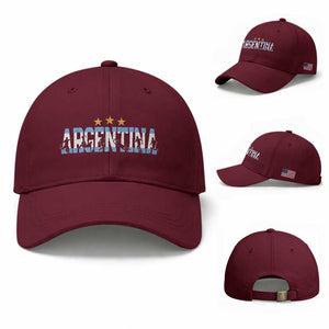 Proud Argentina Futbol Supporter National Pride Gift Baseball Cap