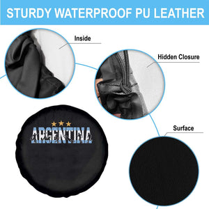 Proud Argentina Futbol Supporter National Pride Gift Spare Tire Cover