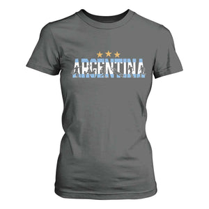 Proud Argentina Futbol Supporter National Pride Gift T Shirt For Women