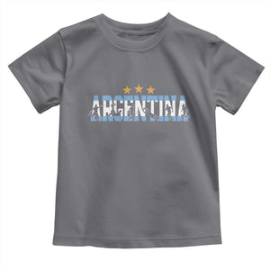 Proud Argentina Futbol Supporter National Pride Gift Toddler T Shirt