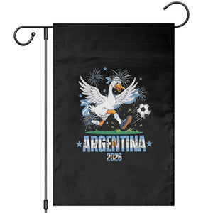 Funny Argentina Soccer Goose Garden Flag Football Fan Graphic