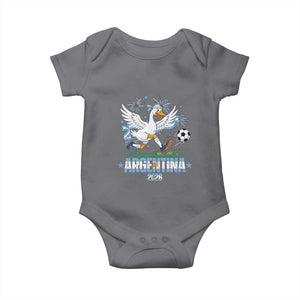 Funny Argentina Soccer Goose Baby Onesie Football Fan Graphic