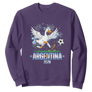 Funny Argentina Soccer Goose Sweatshirt Football Fan Graphic