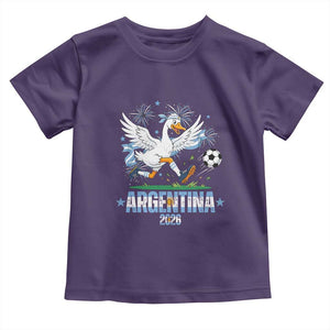 Funny Argentina Soccer Goose Toddler T Shirt Football Fan Graphic
