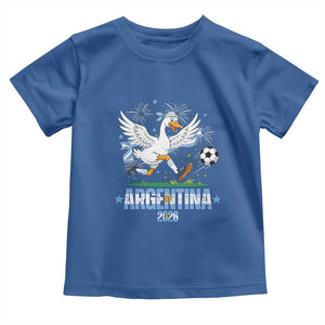 Funny Argentina Soccer Goose Toddler T Shirt Football Fan Graphic