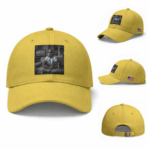 Funny Bigfoot Watching Soccer Baseball Cap Argentina Futbol Fan