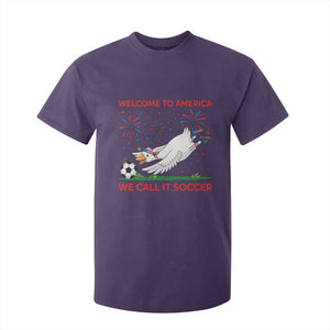 Funny USA Goose Football T Shirt For Kid Welcome To America We Call It Soccer