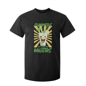 Summers Are Made For Mojitos T Shirt For Kid Funny Vacation Cocktail TS12 Black Print Your Wear