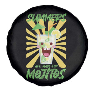 Summers Are Made For Mojitos Spare Tire Cover Funny Vacation Cocktail TS12 Print Your Wear