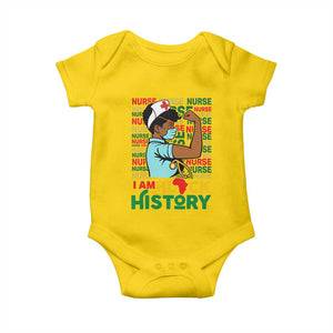 Nurse African American Baby Onesie I Am Black History Strong Feminism TS12 Daisy Print Your Wear