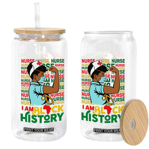 Nurse African American Glass Can I Am Black History Strong Feminism TS12 Print Your Wear