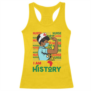 Nurse African American Racerback Tank Top I Am Black History Strong Feminism TS12 Daisy Print Your Wear