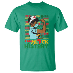 Nurse African American T Shirt I Am Black History Strong Feminism TS12 Irish Green Print Your Wear