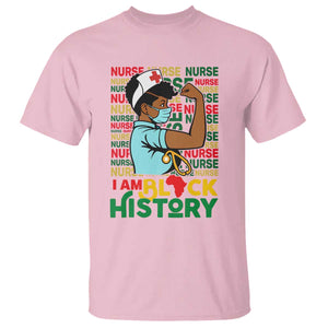 Nurse African American T Shirt I Am Black History Strong Feminism TS12 Light Pink Print Your Wear