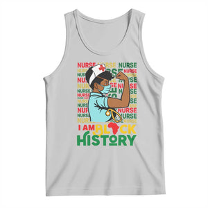 Nurse African American Tank Top I Am Black History Strong Feminism TS12 Ash Print Your Wear