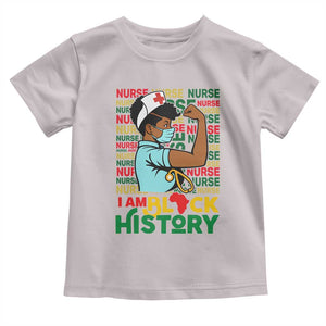 Nurse African American Toddler T Shirt I Am Black History Strong Feminism TS12 Ice Gray Print Your Wear