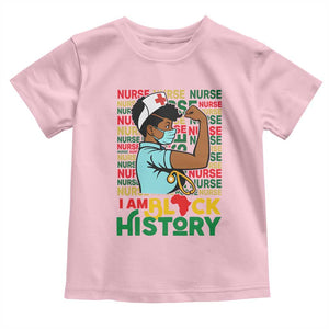 Nurse African American Toddler T Shirt I Am Black History Strong Feminism TS12 Light Pink Print Your Wear