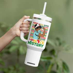 Nurse African American Tumbler With Handle I Am Black History Strong Feminism TS12 Print Your Wear
