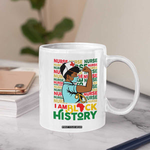 Nurse African American Coffee Mug I Am Black History Strong Feminism TS12 Print Your Wear